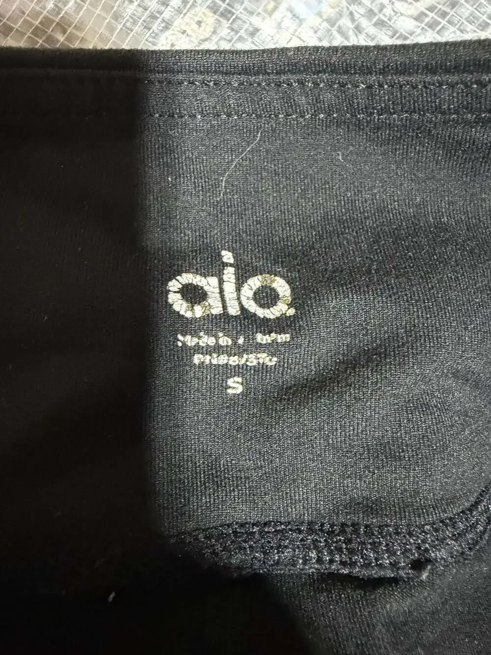 Alo Yoga High Rise Moto Leggings Black